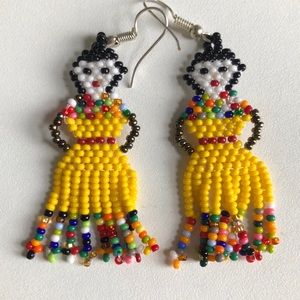 Huichol earrings 💙